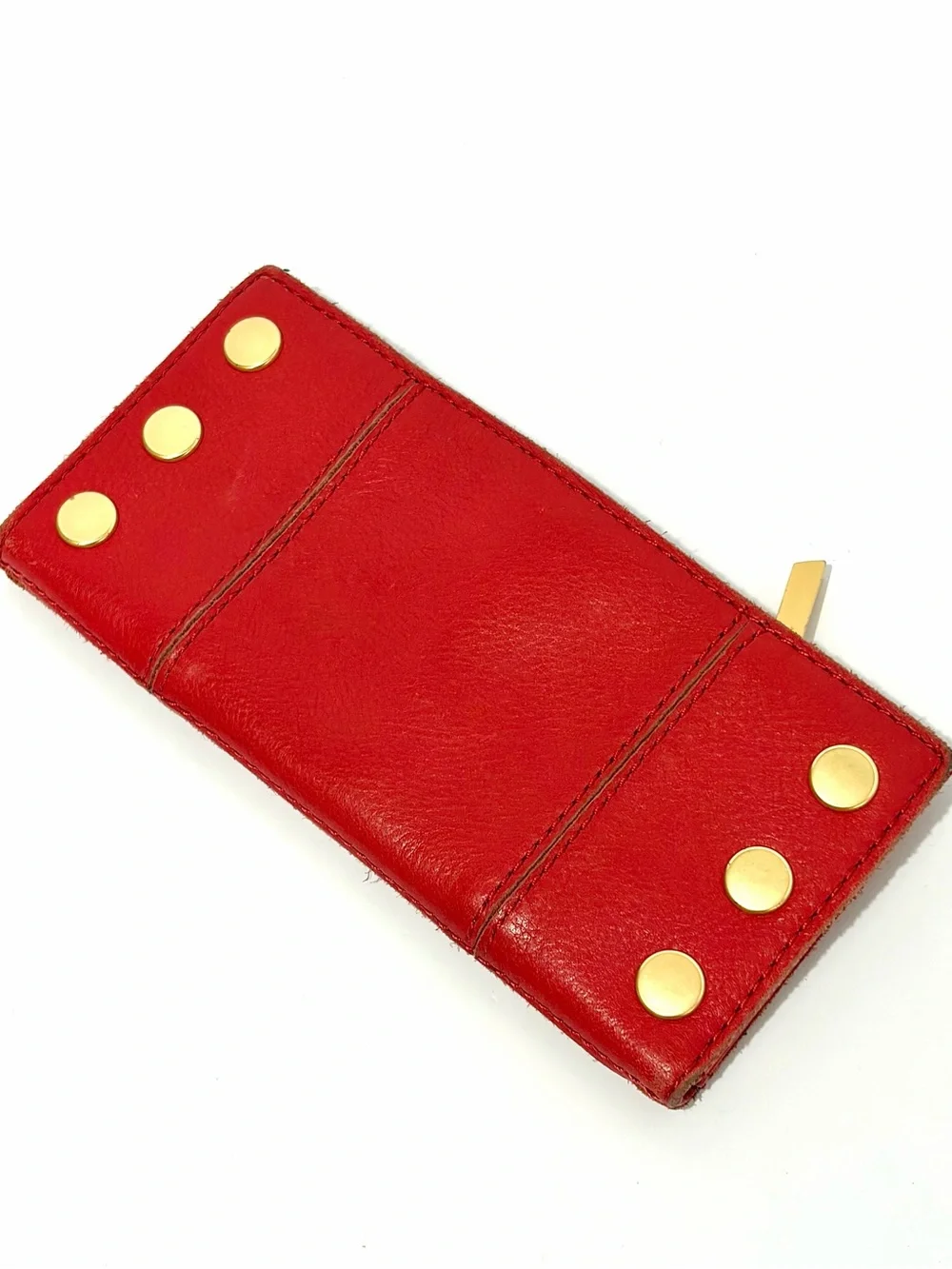 Hammitt 110 North Wallet In Limited Edition Winter Cherry with Brushed Gold